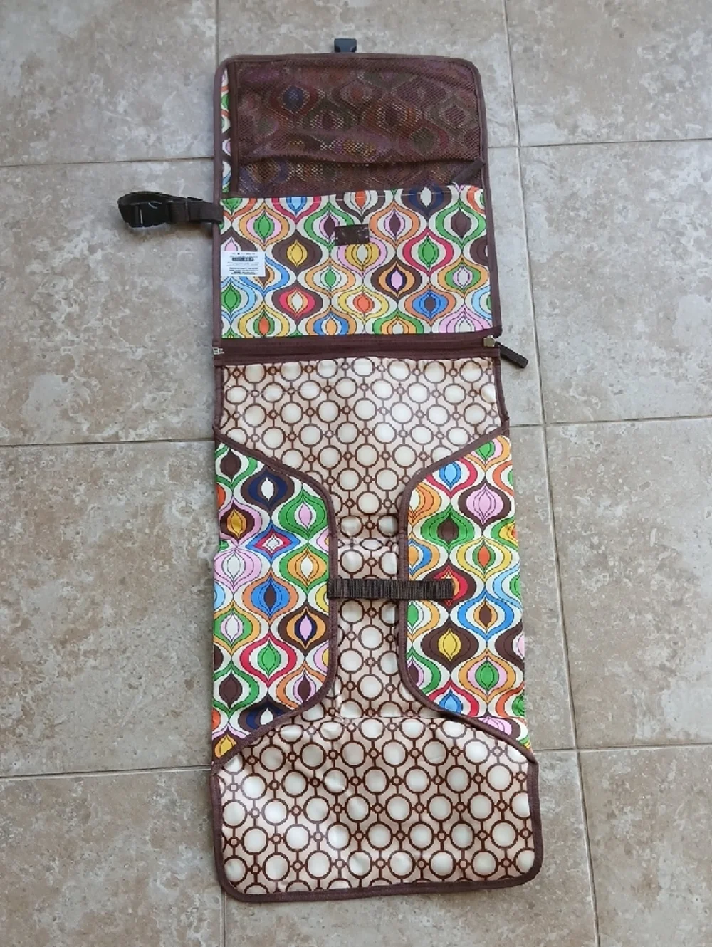 Jonathan Adler Skip Hop Multicolor Geometric Diaper Changing Bag